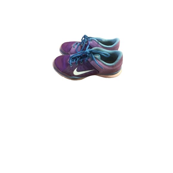 Nike Women's Flex Trainer 3 Running Training Shoes Purple Violet ,Blue Size 8.5 - Picture 2 of 5